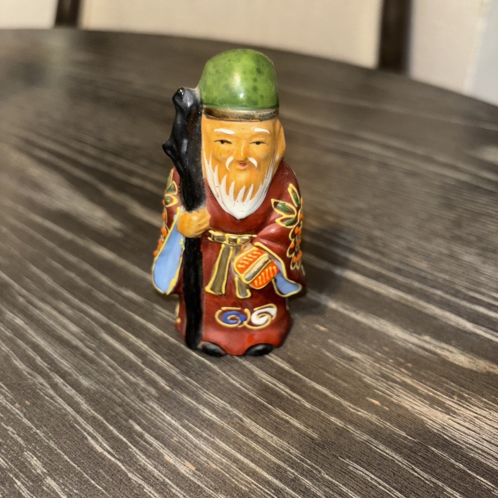 Kotani Figurine Ceramic Lucky Gods Porcelain Figure‎ approx. 3.5" Japan